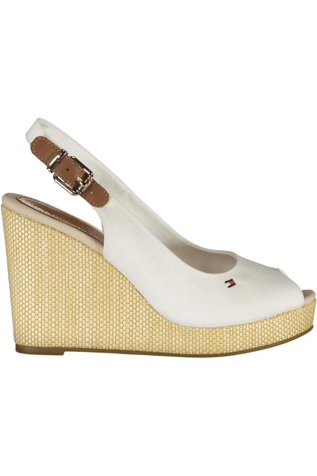 8059TOMMY HILFIGER CALZATURA SANDALO DONNA BIANCO