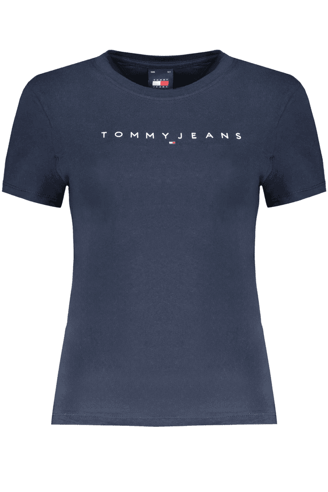 9825TOMMY HILFIGER T-SHIRT MANICHE CORTE DONNA BLU