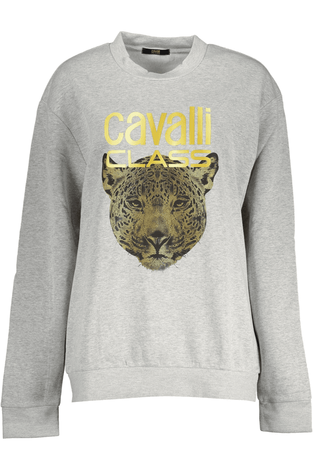 7873CAVALLI CLASS FELPA SENZA ZIP DONNA GRIGIO