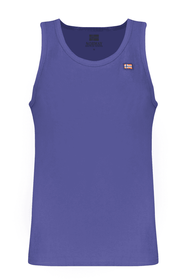 8173NORWAY 1963 CANOTTA UOMO BLU