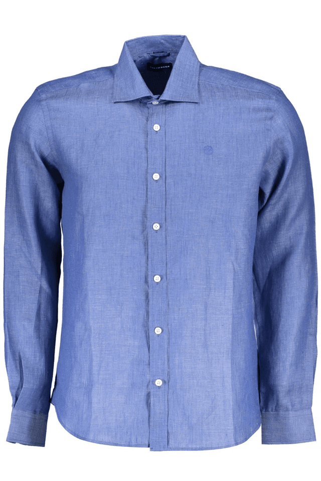 4280NORTH SAILS CAMICIA MANICHE LUNGHE UOMO BLU