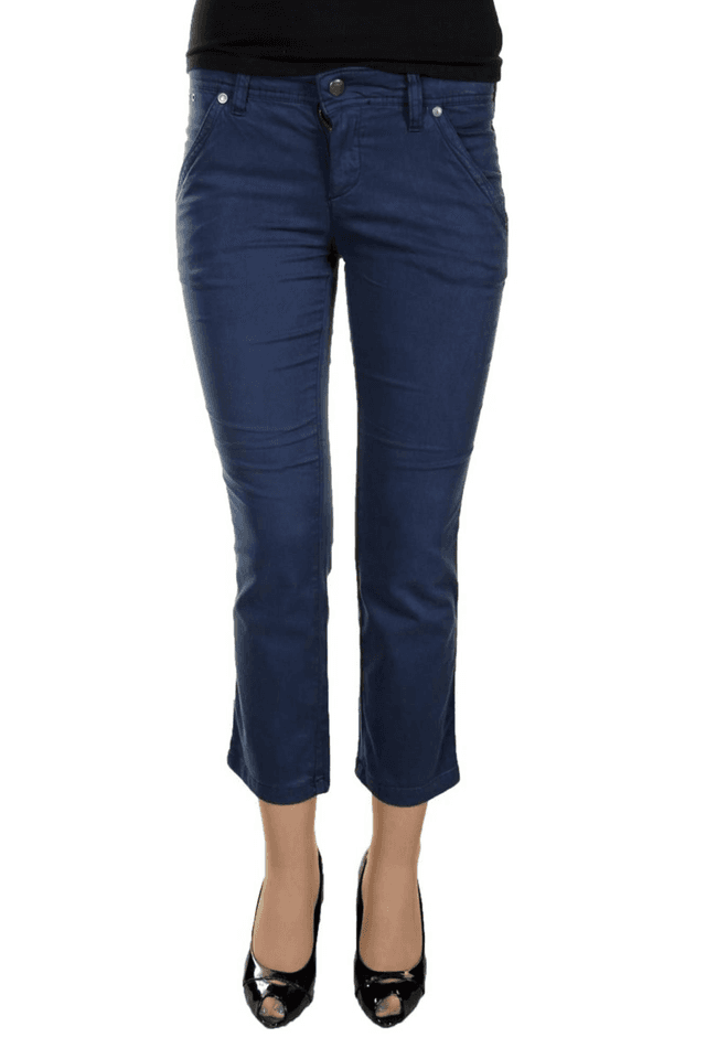 416PARASUCO PANTALONE PINOCCHIETTO DONNA BLU