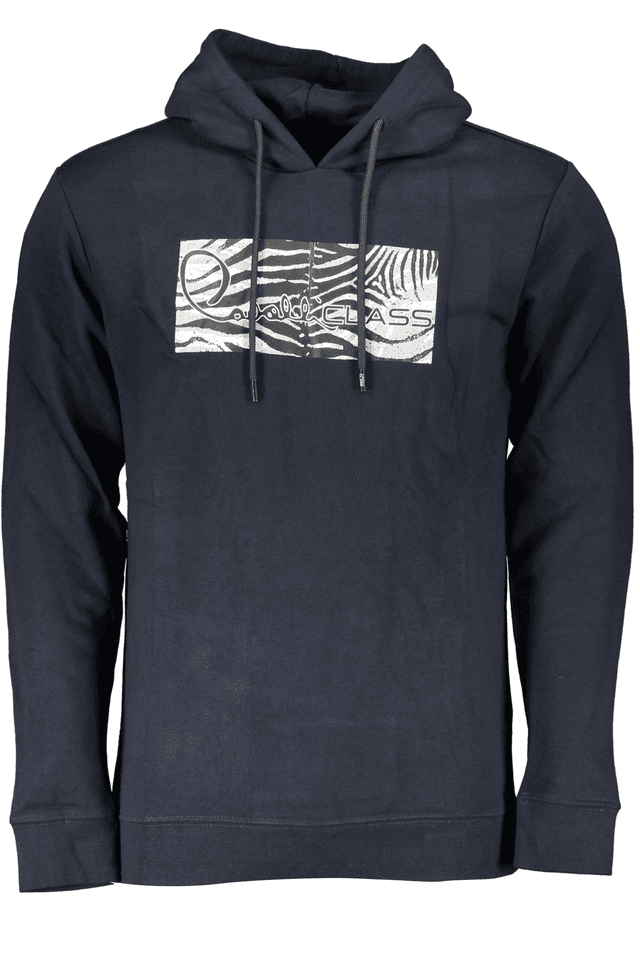 6757CAVALLI CLASS FELPA SENZA ZIP UOMO BLU