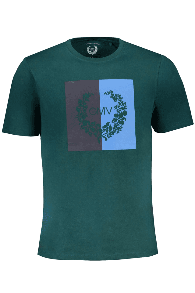 9574GIAN MARCO VENTURI T-SHIRT MANICHE CORTE UOMO VERDE