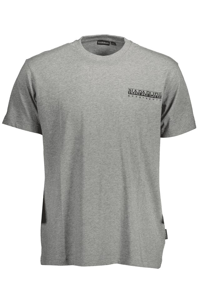 1658NAPAPIJRI T-SHIRT MANICHE CORTE UOMO GRIGIO