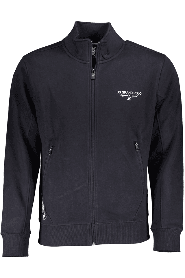 4815U.S. GRAND POLO FELPA CON ZIP UOMO BLU