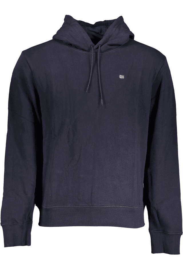 7577NAPAPIJRI FELPA CON ZIP UOMO BLU