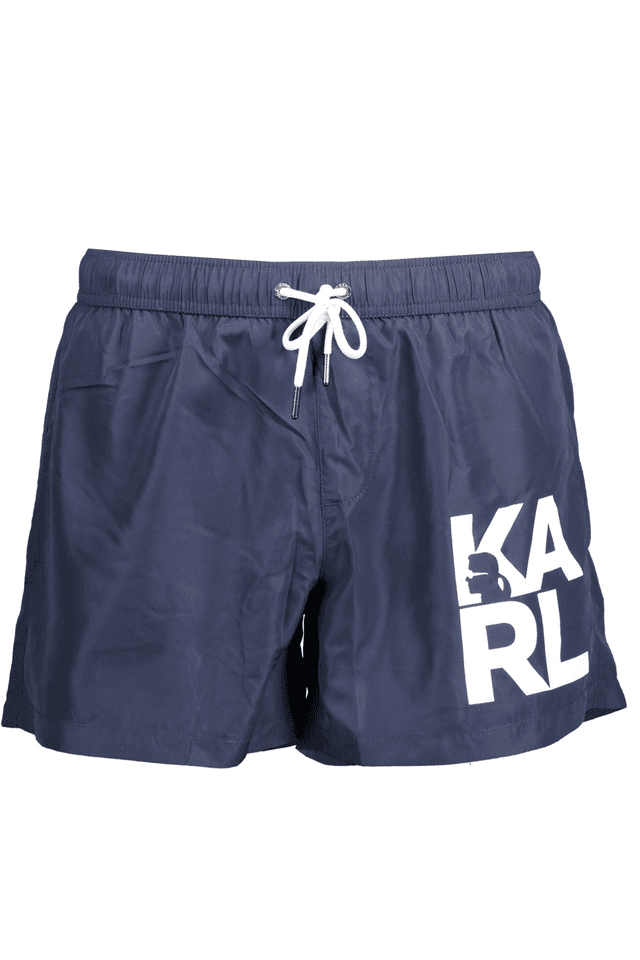 1876KARL LAGERFELD BEACHWEAR COSTUME PARTE SOTTO UOMO BLU