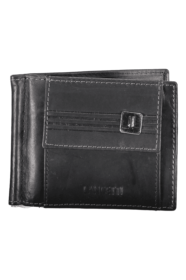 1006LANCETTI PORTAFOGLIO UOMO NERO