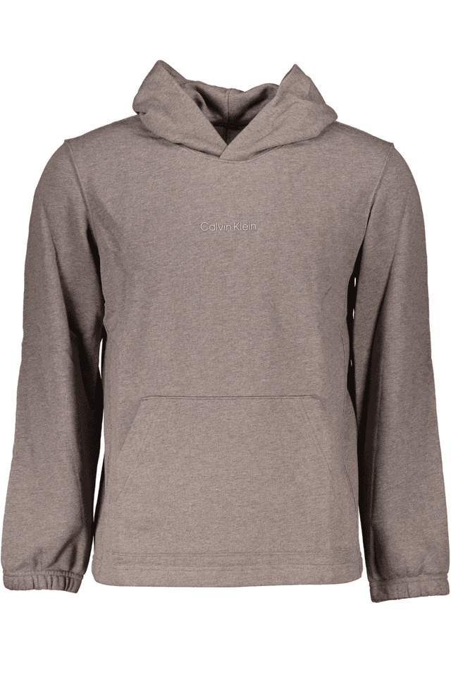 5690CALVIN KLEIN FELPA SENZA ZIP UOMO MARRONE