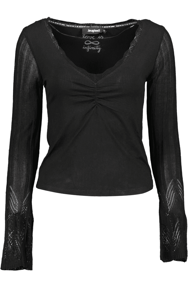 1196DESIGUAL MAGLIA DONNA NERO