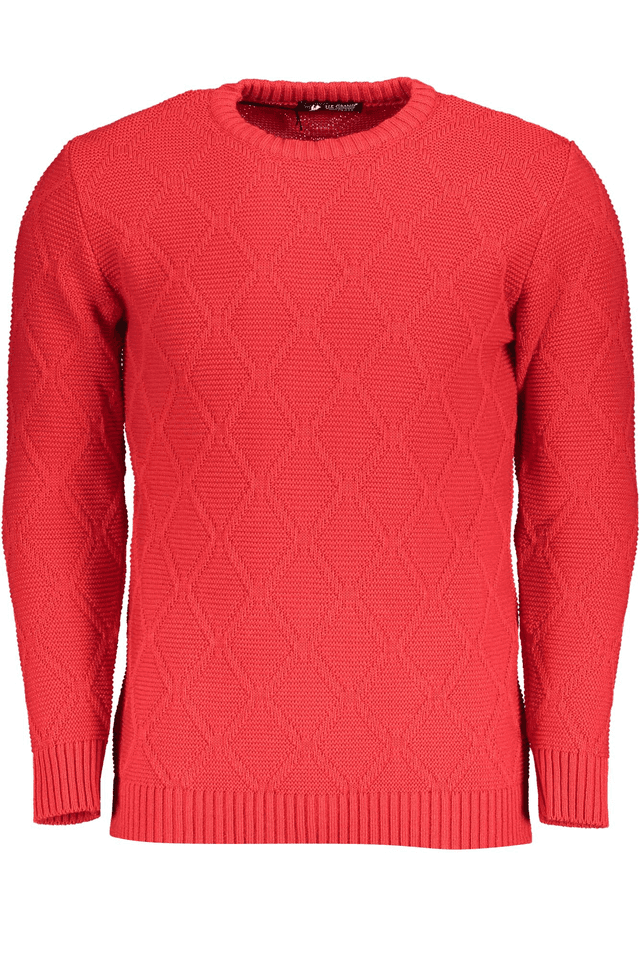 6037U.S. GRAND POLO MAGLIONE UOMO ROSSO