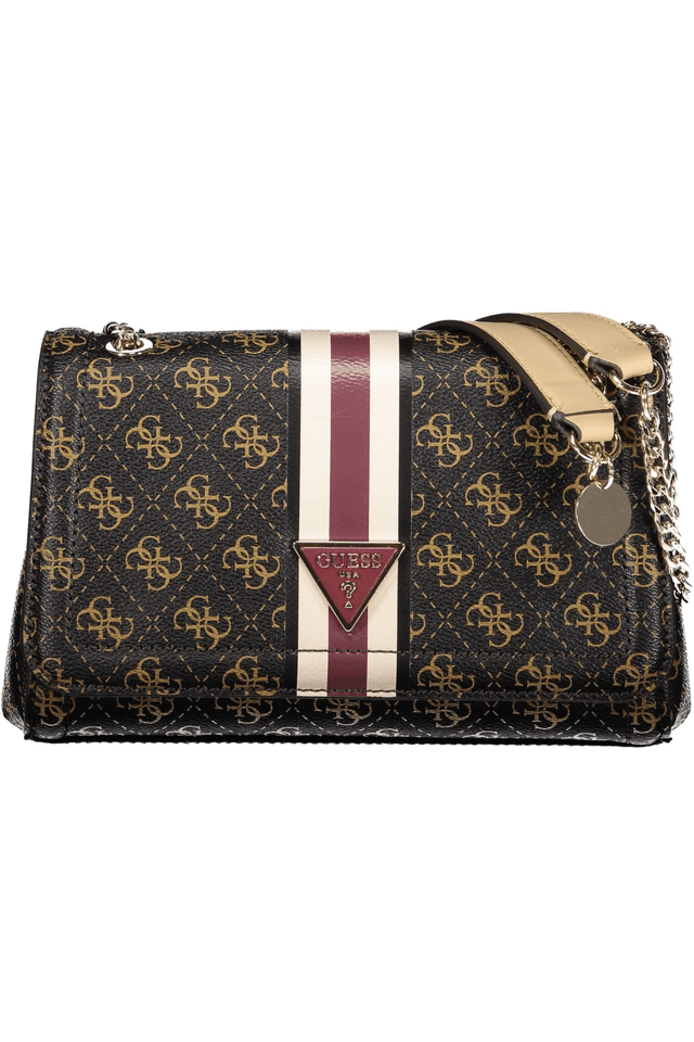 10437GUESS JEANS BORSA DONNA MARRONE
