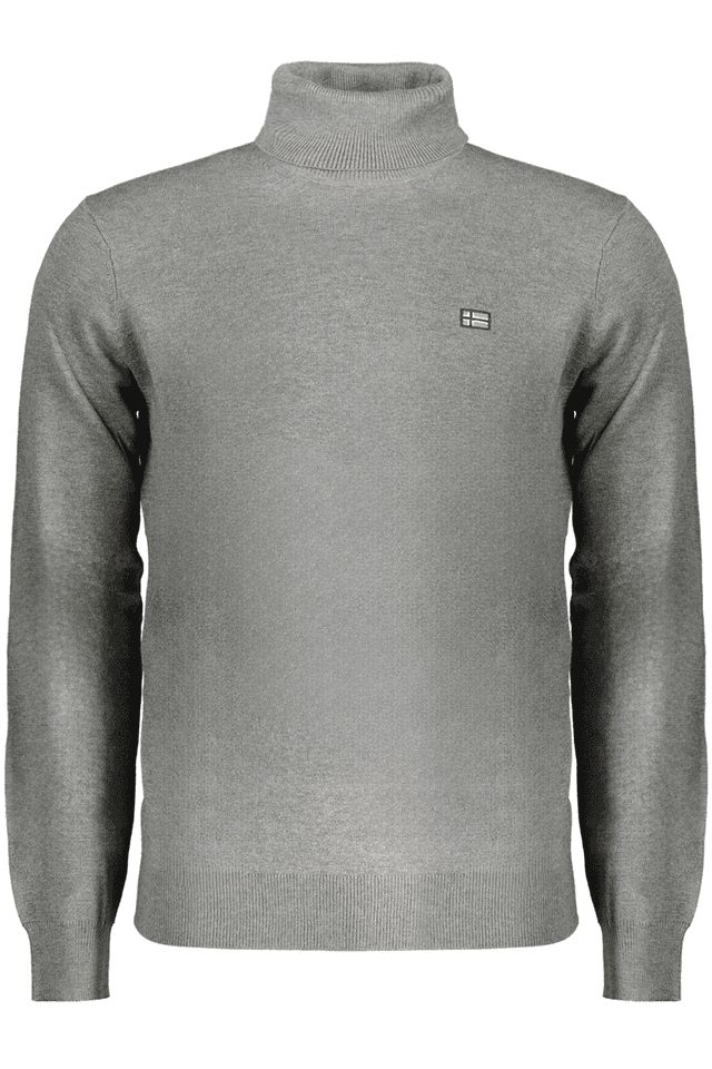 10317NORWAY 1963 MAGLIA UOMO GRIGIO