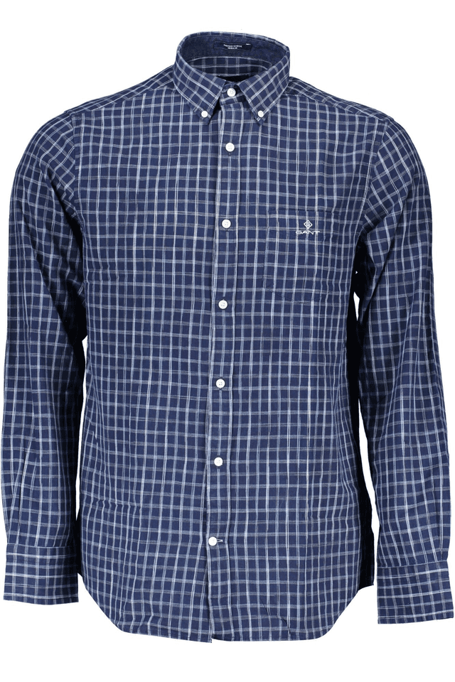 1997GANT CAMICIA MANICHE LUNGHE UOMO BLU