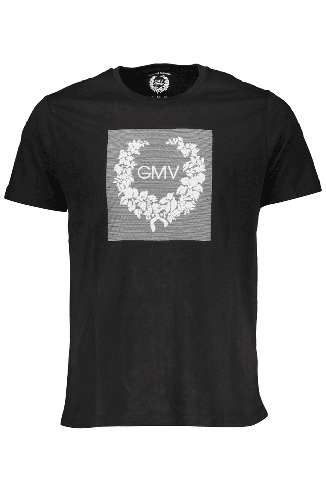3975GIAN MARCO VENTURI T-SHIRT MANICHE CORTE UOMO NERO