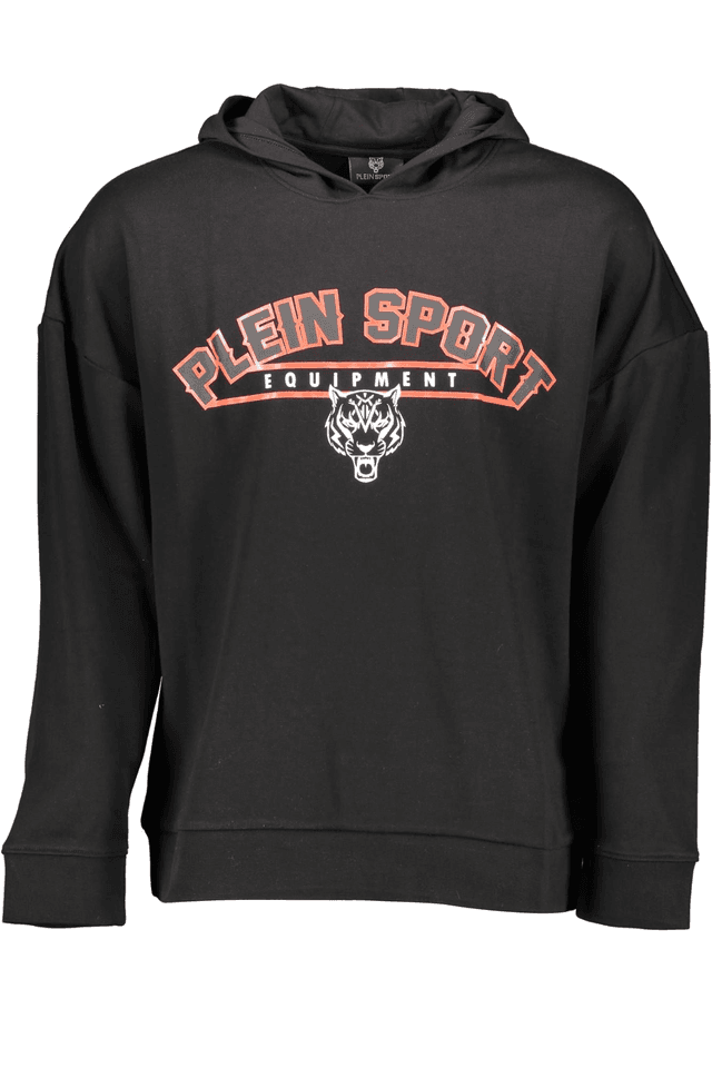 1218PLEIN SPORT FELPA SENZA ZIP UOMO NERO