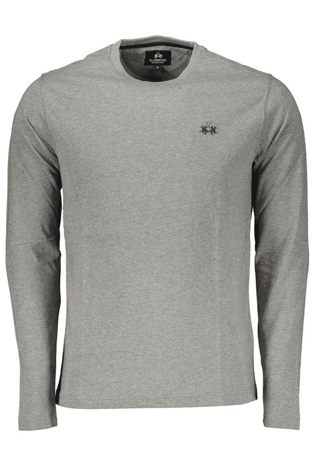 6949LA MARTINA T-SHIRT MANICHE LUNGHE UOMO GRIGIO