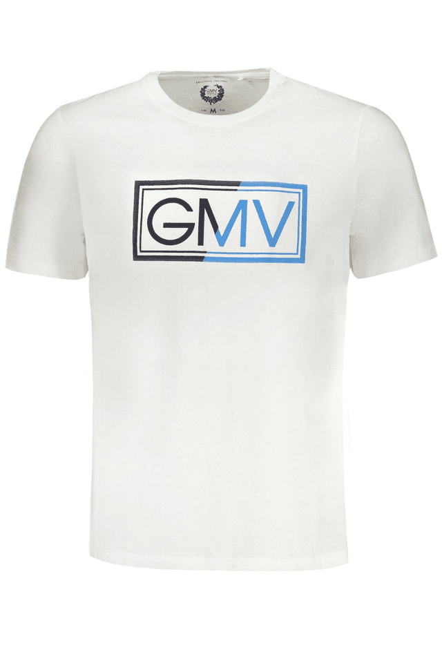 9603GIAN MARCO VENTURI T-SHIRT MANICHE CORTE UOMO BIANCO