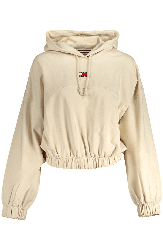 9745TOMMY HILFIGER FELPA SENZA ZIP DONNA BEIGE