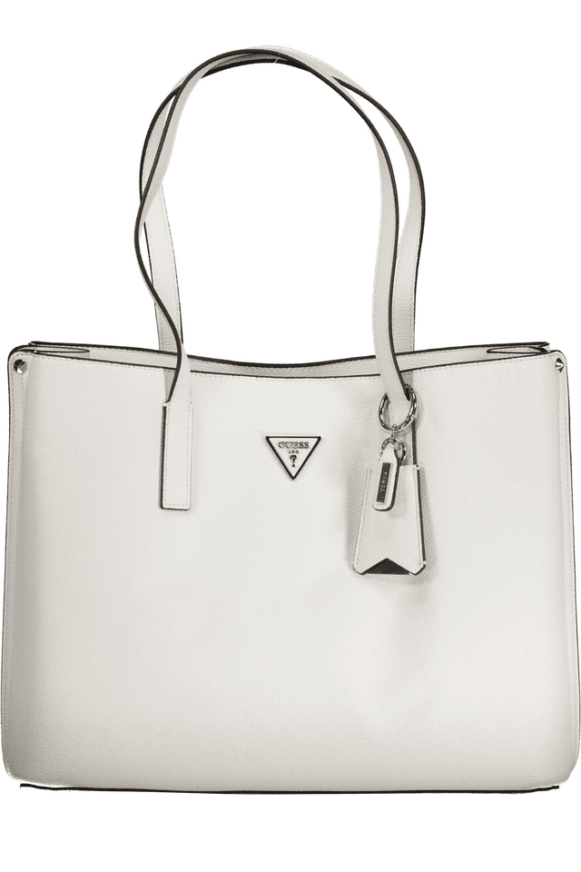 8920GUESS JEANS BORSA DONNA BIANCO