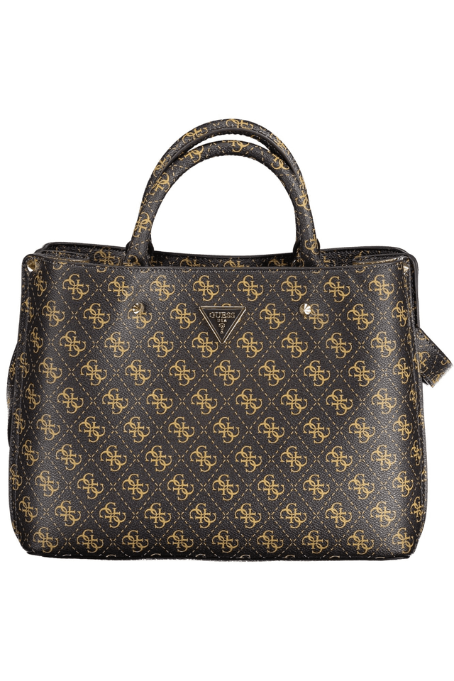 9678GUESS JEANS BORSA DONNA MARRONE