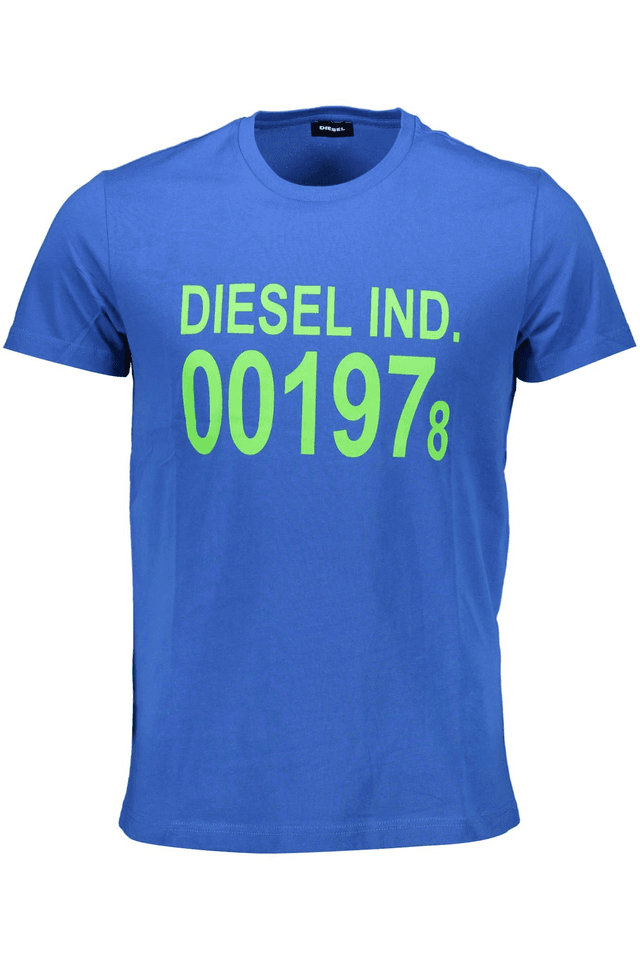 256DIESEL T-SHIRT MANICHE CORTE UOMO BLU