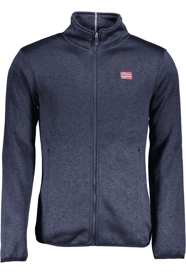 5957NORWAY 1963 FELPA CON ZIP UOMO BLU