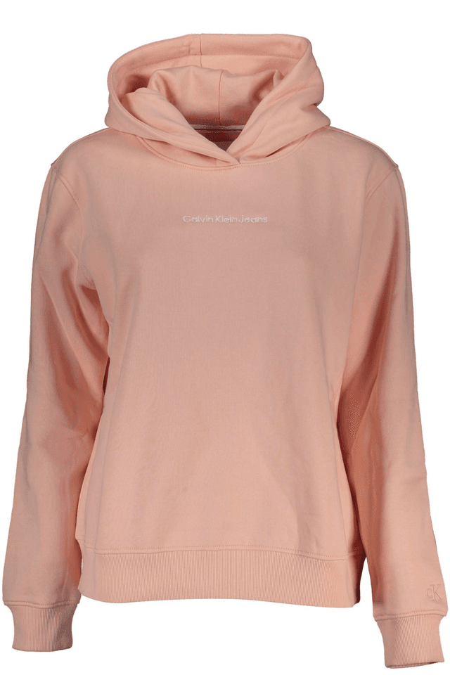 6384CALVIN KLEIN FELPA SENZA ZIP DONNA ROSA