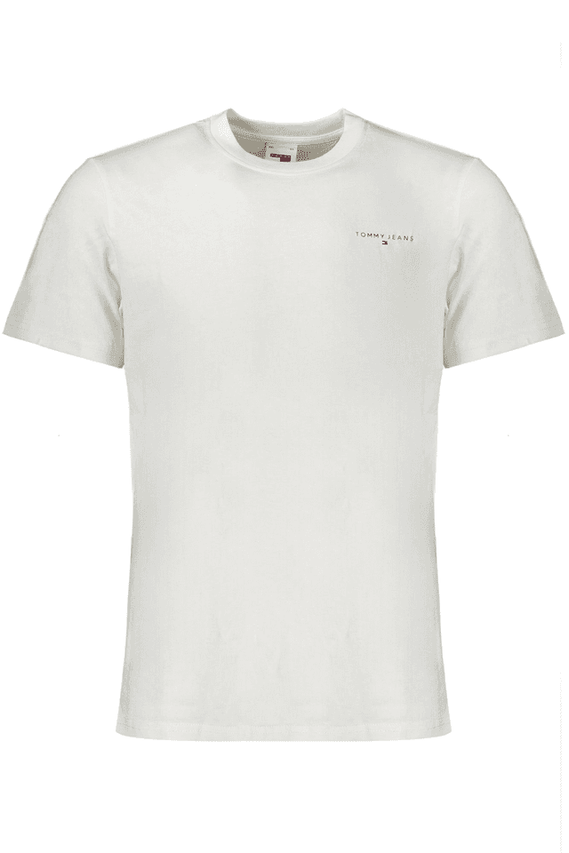 10167TOMMY HILFIGER T-SHIRT MANICHE CORTE UOMO BIANCO
