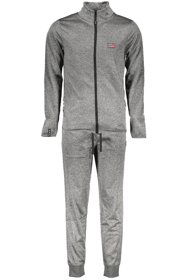 2444NORWAY 1963 FELPA CON ZIP UOMO GRIGIO