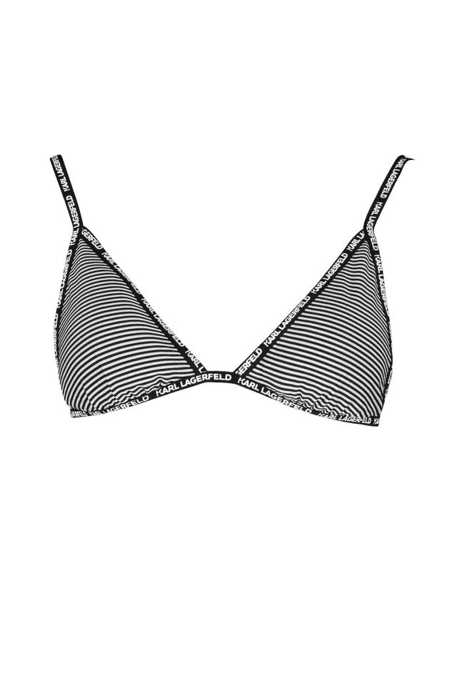 1348KARL LAGERFELD COSTUME PARTE SOPRA DONNA NERO