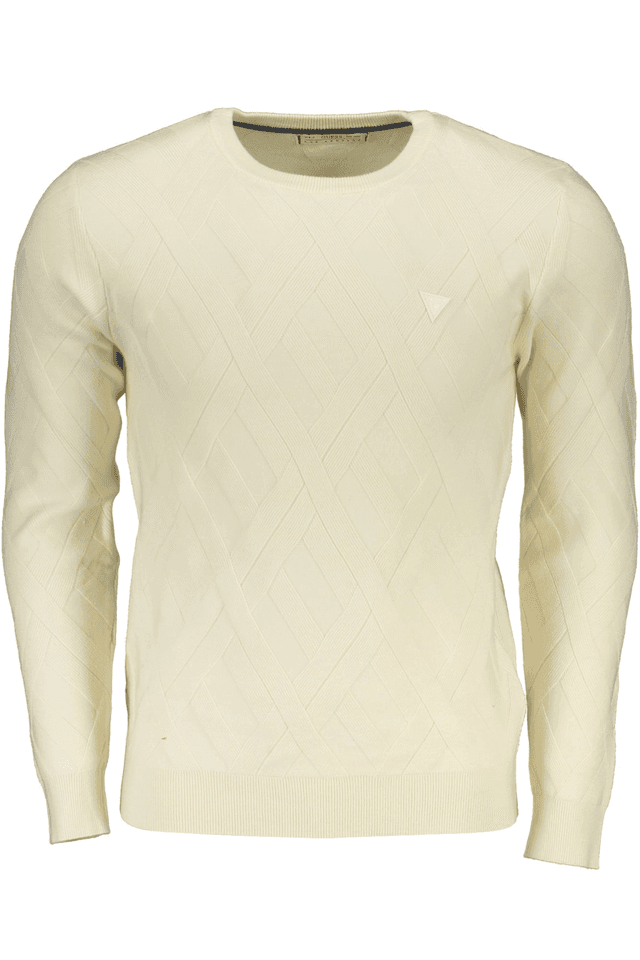 7447GUESS JEANS MAGLIONE UOMO BIANCO