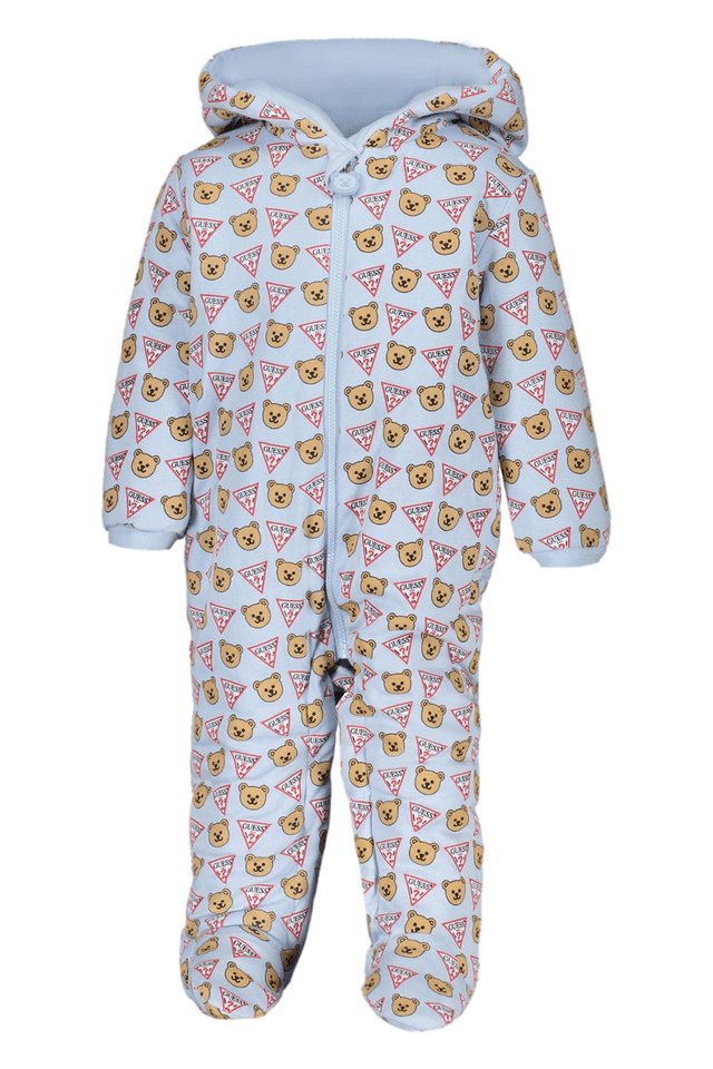 8092GUESS JEANS GIUBBOTTO BAMBINO AZZURRO