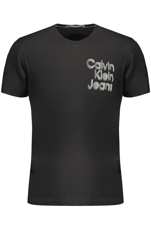 9751CALVIN KLEIN T-SHIRT MANICHE CORTE UOMO NERO