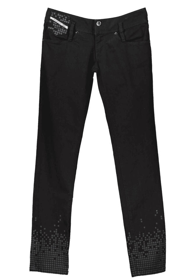 DIESEL JEANS DENIM DONNA NERO