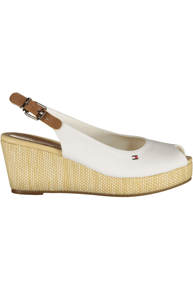8064TOMMY HILFIGER CALZATURA SANDALO DONNA BIANCO