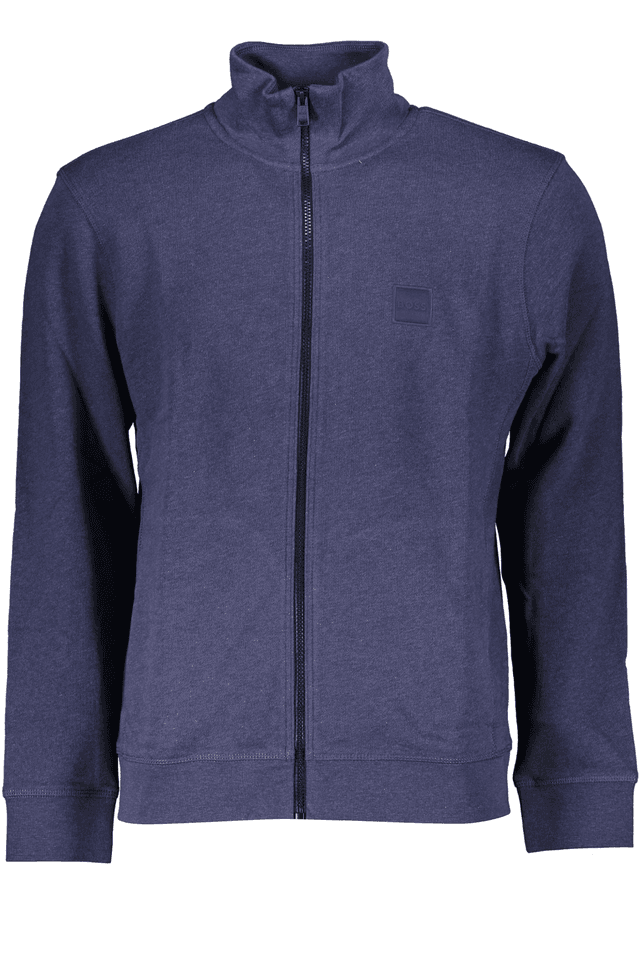 7607HUGO BOSS FELPA CON ZIP UOMO BLU