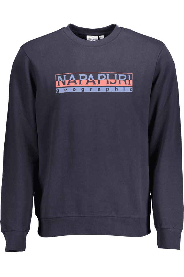 1542NAPAPIJRI FELPA SENZA ZIP UOMO BLU