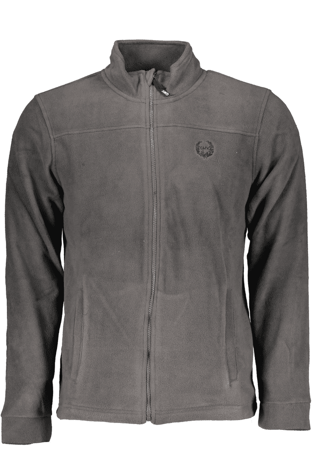 2335GIAN MARCO VENTURI FELPA CON ZIP UOMO BLU