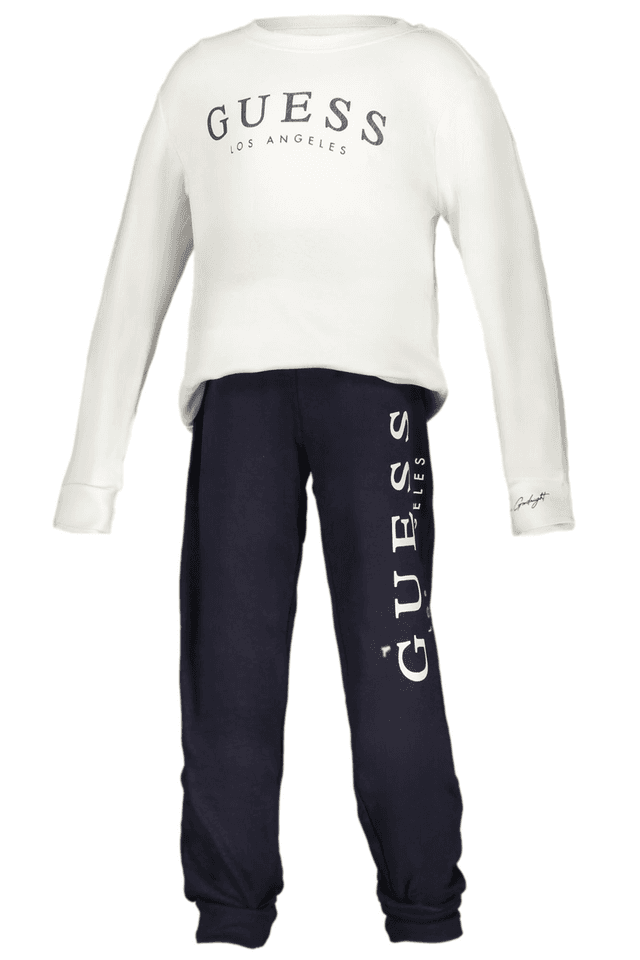 8140GUESS JEANS FELPA SENZA ZIP BAMBINO BLU