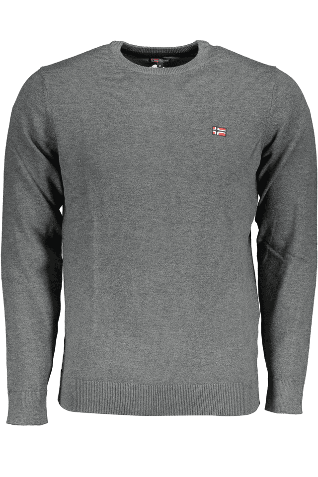 6587NORWAY 1963 MAGLIA UOMO GRIGIO