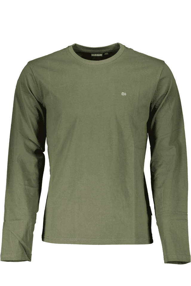5642NAPAPIJRI T-SHIRT MANICHE CORTE UOMO VERDE