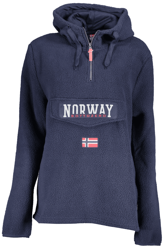 5946NORWAY 1963 FELPA SENZA ZIP DONNA BLU