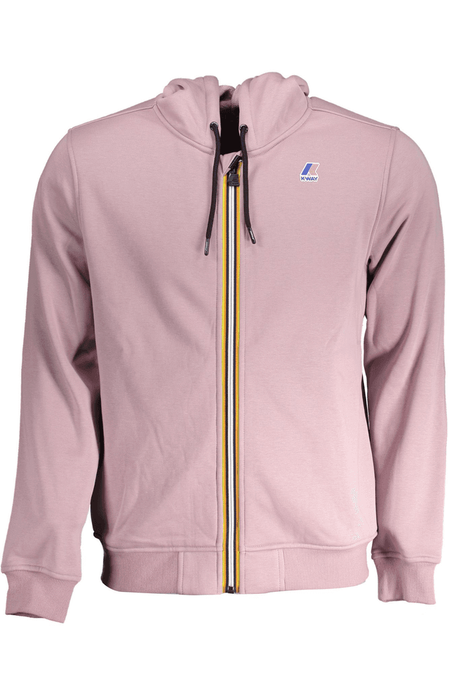 9165K-WAY FELPA CON ZIP UOMO VIOLA