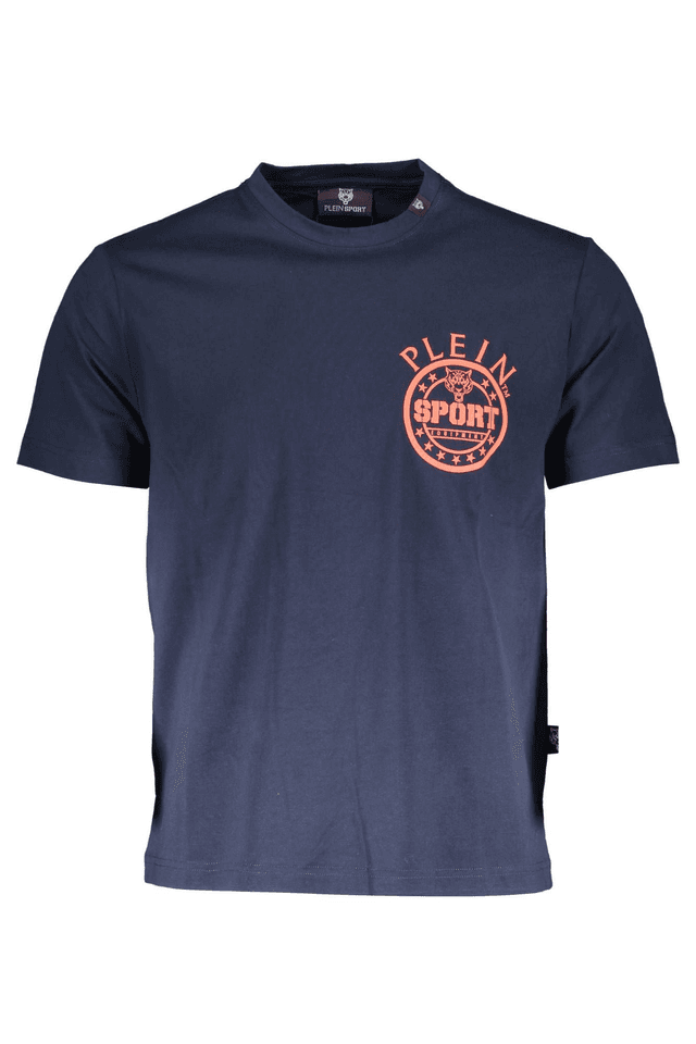 1323PLEIN SPORT T-SHIRT MANICHE CORTE UOMO BLU