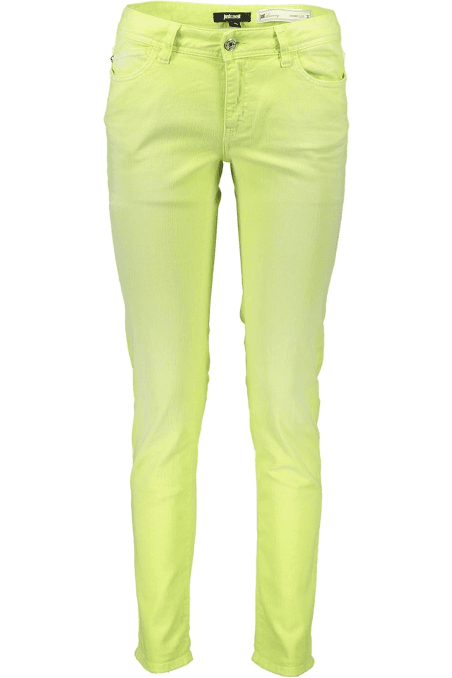 34JUST CAVALLI PANTALONE DONNA GIALLO