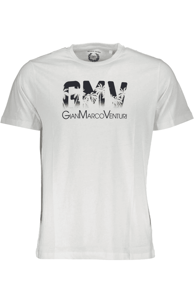 4040GIAN MARCO VENTURI T-SHIRT MANICHE CORTE UOMO BIANCO
