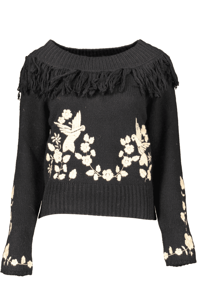 1082BLUGIRL MAGLIONE DONNA NERO