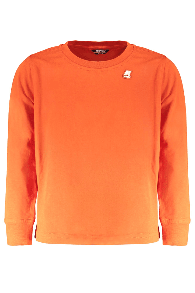 9111K-WAY T-SHIRT MANICHE LUNGHE BAMBINO ARANCIO